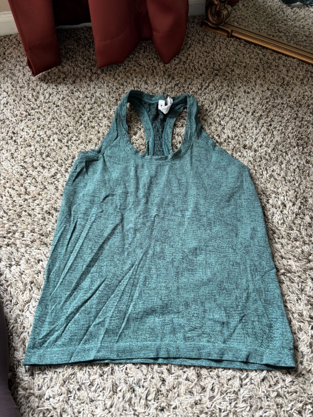 Athleta Teal Racerback Tank Top